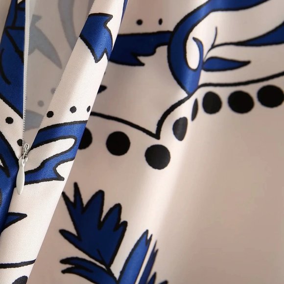 Palm Print Midi Skirts Set - Picture 16 of 16